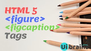 18 HTML 5 Figure Figcaption Tags  html tutorial for beginners  UiBrains  NAVEEN SAGGAM [upl. by Icyak]