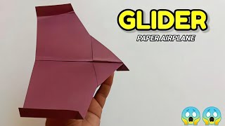 Paper Airplane  How to make a paper airplane glider [upl. by Hubble308]