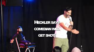 Heckler Says Comedian Will Get Sht [upl. by Oleic504]