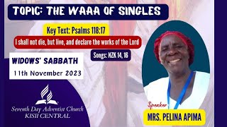 Live Sabbath Worship Widows Sabbath [upl. by Ahsiki802]