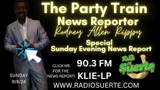 9 8 2024 903 FM Radio Suerte SPECIAL Sunday Evening News Report [upl. by Alyworth]