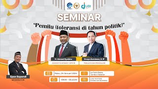 Webinar Toleransi di Tahun Politik [upl. by Niles143]