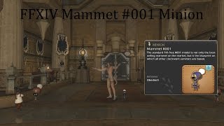 FFXIV Mammet 001 Minion [upl. by Adar]