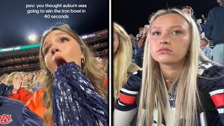 The FUNNIEST Iron Bowl Reaction Videos Auburn Edition [upl. by Layor575]