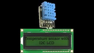 DHT 11  I2C LCD and Arduino [upl. by Aerdnas]