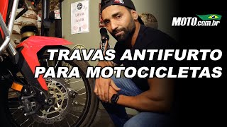 Você conhece as travas antifurto para motocicletas  MOTOcombr [upl. by Ibocaj]