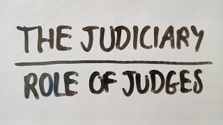 ALevel LAW OCR PAPER 1  ELS ROLE OF JUDGES [upl. by Miarfe2]