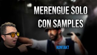 Como hacer Merengue SOLO CON SAMPLES  Percusión Full  Conga Guiro y Tambora para KONTAKT [upl. by King617]