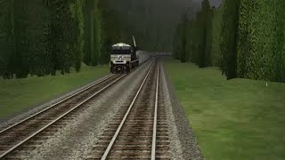 Norfolk Southern Coal Train Cabride from Auville to Bluefield  ORTS [upl. by Selym]