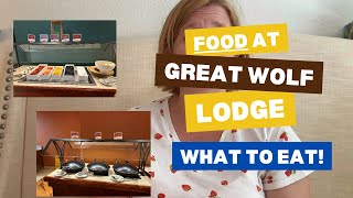 Great wolf lodge Review  Food [upl. by Kezer808]