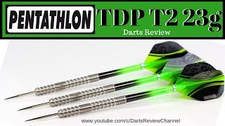 Pentathlon TDP T2 23g darts review [upl. by Aihsei]