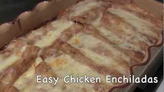 Easy Chicken Enchiladas [upl. by Hannahs]