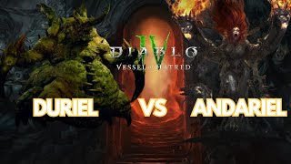 Diablo 4 Duriel Vs Andariel  Best Boss For Mythical And GA Farming [upl. by Hanako]