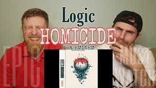 Logic  Homicide ft EMINEM REACTION [upl. by Ahsiya]