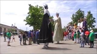 XVIII Encuentro de gigantes de Aragón en Fraga 2018 [upl. by Ilrebma574]