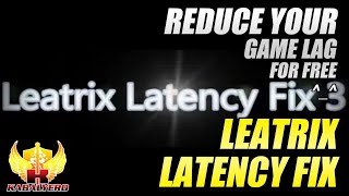 Como instalar o Leatrix Latency Fix para diminuir o lag em jogos online HD [upl. by Ayikur]