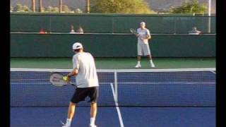 Bryan Brothers Warmup Volleys Part 2 [upl. by Anitap]