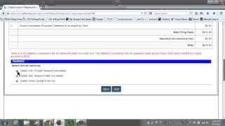 Florida Courts EFiling Portal  Fees and Payments [upl. by Nolak467]