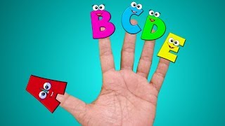 Finger Family  Alphabets Finger Family Nursery Rhyme [upl. by Garland985]