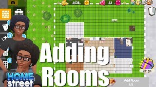 Home Street iOS  Android Game is Availabe NOW How to Add A Room [upl. by Naimed]