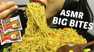 ASMR BIG BITES NO TALKING Eating Sounds MI GORENG NOODLES  SASASMR [upl. by Nirej]