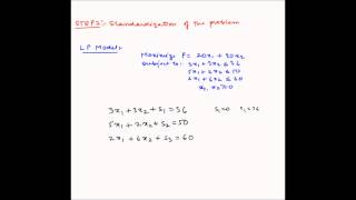 Simplex method  Example 1  Maximization  Part 1 [upl. by Llenhoj]