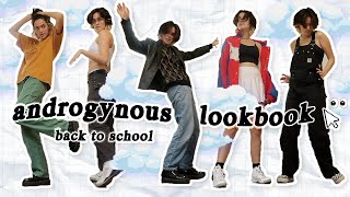 androgynous outfit ideas BACK TO SCHOOL EDITION pt 4 [upl. by Kory]