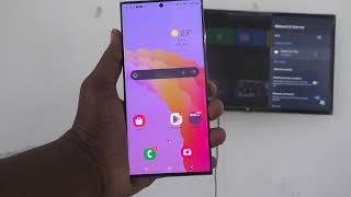 How to do screen mirroring in Samsung Galaxy S23 Ultra 5G [upl. by Bultman]