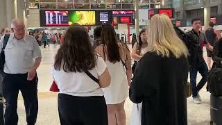 Matthew Healy meets fans at Brisbane Domestic Airport [upl. by Esila265]