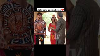 Abhir aaya Goenka house ❤️ abhimaan yehrishtakyakehlatahai yrkkh yrkkhshorts abhira [upl. by Idnahr]