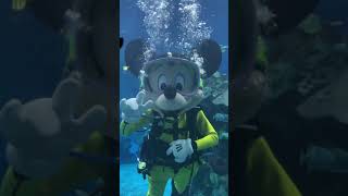 Youve got to SEA Scuba Mickey in Epcot [upl. by Idnod]