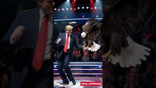 President Donald Trump on stage at Americas Got Talent [upl. by Radcliffe]