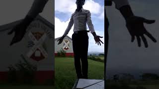 Kemon herry sings the school song of Mac Donald College  Grenada 🇬🇩 sports [upl. by Kehsihba197]