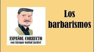 Los barbarismos [upl. by Ynaffital]