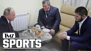 What We Know About Khabibs Meeting With Vladimir Putin  TMZ Sports [upl. by Ttenaej]