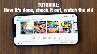 Tutorial How to Get a Nintendo Switch onto an iPhone  No Jailbreak Required [upl. by Ycniuq]