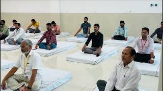 Yoga 🧘‍♂️ Class at NCI Jhajjar Campus of AIIMS New Delhi yoga yogapractice life [upl. by Oniotna315]