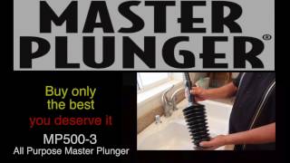 Master Plunger MP5003 All Purpose plunger GT Water Products Inc [upl. by Lydia]