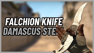 ★ Falchion Knife Damascus Steel  CSGO Knife Showcase [upl. by Kenlee]