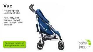 Baby Jogger Vue stroller reversing seat and fold [upl. by Anniram969]