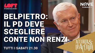 Belpietro il Pd deve scegliere Conte non Renzi [upl. by Eilegna]