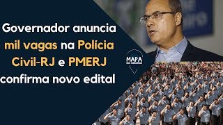 Concurso PMERJ 2019 e mil vagas na Polícia CivilRJ são destaques [upl. by Naujtna]