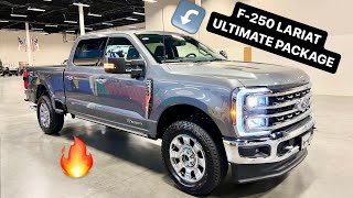 2024 F250 Lariat Lariat Ultimate Package Carbonized Grey with Chrome Package ✅ [upl. by Eulalie]