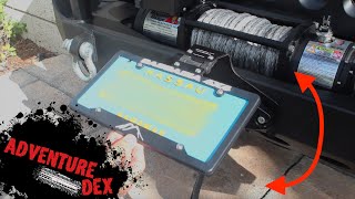 Jeep Functional Winch License Plate Mount  Flipster V2 [upl. by Shelagh]