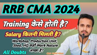 RRB CMAChemical amp Metallurgical Assistant 2024👍 Training Period🔥 Best Posting Place 👍 Salary💯 cma [upl. by Ynohtnaeoj]