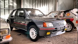 Je conduis la 205 Turbo 16 Série 200 du Musée Peugeot  Elle na que 3500 Kms au compteur [upl. by Aitram62]