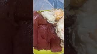 Breakfast food in Philippines philippines egg luncheonmeat vacation 2024 short [upl. by Egiap]