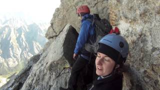 Climbing the Grand Teton OwenSpalding Route July 2012 [upl. by Aynor981]