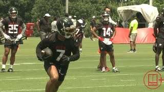 Bijan Robinson returns as Falcons begin final week of OTAs [upl. by Aohsoj488]