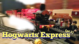 LEGO Hogwarts Express MOC pt 2 [upl. by Aiselad354]